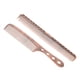 thumbnail image 1 of Peine 2 Unids Salon Hair Comb con Escala Peluquero Profesional Peluquería Acero Espacio Aluminio Metal Corte de Pelo Peine, 1 of 5