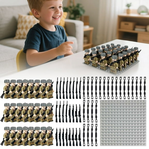 24pcs Force Special Operations Minifigure,2" Tall Military Special Forces Figures,Force Special Operations Building Blocks Set for Halloween Display Imaginative Play Toy Action Figures for Kids (#01)