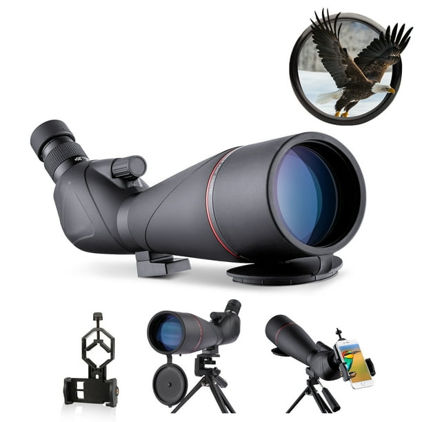 LAKWAR Spotting Scopes for Target Shooting,2060x80 Waterproof HD BAK4
