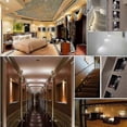 thumbnail image 2 of 2024 Black 9pcs Mini 12v 1w Led Ceiling Recessed Spotlights Ip65, 3000k (120, Warm White)., 2 of 5