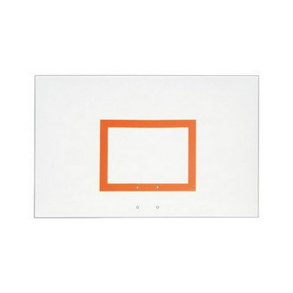 First Team FT256 Steel 36 x 60 in. Rectangular Steel Backboard44; Scarlet