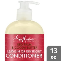 SheaMoisture Conditioner Red Palm Oil and Cocoa Butter for Curly Hair with Flaxseed Oil 13 oz