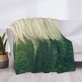 thumbnail image 3 of Balery Fog Forest Manta de Franela con Dibujo, Lujo Ultra Suave y Cálido, Antipelusa y Resistente a las Arrugas para Cama, Sofá, Camping -80"x60", 3 of 6
