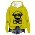 thumbnail image 2 of MKOSPLRT Kids Hoodies Cute Highland Cow Graphic Sweatshirts Long Sleeve Western Pullover Lounge Sweat Shirts Hoodies for Toddler Boy Girl, 2 of 3