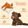 thumbnail image 2 of Chicken & Sweet Potato Jerky Wraps, Grain-Free Dog Snacks for Small Large Dogs, 10.6 oz, 2 of 9