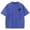 351#Blue, variant on Soft Washed Cotton Mens Oversized Crew T-Shirt Retro Palm Tree Sunset Print Short Sleeve Daily Summer Beach Tees Army Green M