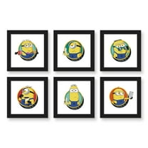 Gallery Pops Despicable Me 4 - Minions Character Wall Art Bundle (6-Pack)