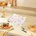 thumbnail image 4 of Naxoaeo Cherry Blossom Flower Shelf Liner for Kitchen Cabinets Non-Adhesive Drawer Liner Non-Slip Refrigerator Liner Waterproof Fridge Pad Cupboard Mat Easy Placemats, 4 of 8