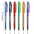 thumbnail image 2 of 1 Set 6 Erasable Gel Pens With 24 Ink Refills Erasable Gel Pens Plastic For Classroom Office Desk Yellow, 2 of 5
