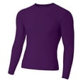 thumbnail image 2 of Long Sleeve Compression Crew Shirt N3133, 2 of 2