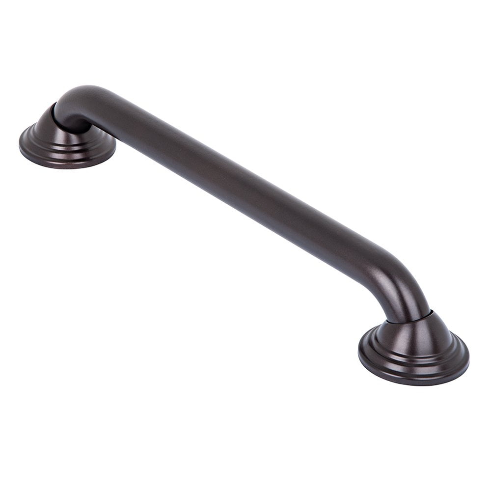 Utopia Alley 16-Inch Decorative Grab Bar for Shower & Bathroom – 1.25-Inch Stainless Steel Wall-Mounted Safety Handle with Concealed Hardware, Oil Rubbed Bronze