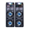 Befree Sound 10 in. Double Subwoofer Bluetooth Portable Party Speaker