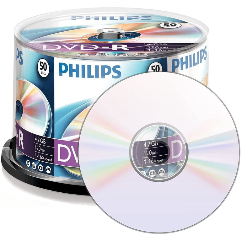 DVD+R DL Verbatim 8x - 8,5Go, Lot De 50, Qualité Archivage 100+ Ans