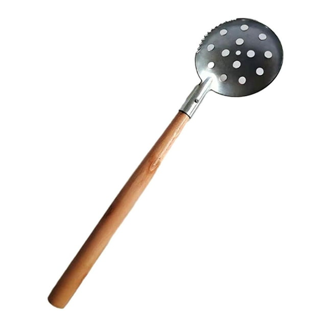 S SERENABLE Écumoire de Pêche sur Glace, Accessoire de Pêche avec Poignée Antidérapante pour l'Hiver