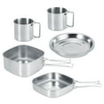thumbnail image 4 of Stainless Steel Durable Anti-scalding Handle Cooking Pot, Outdoor Cookware, Electromagnetic Furnace/Gas Furnace Safe for Home Picnic Kitchen Accessory, 4 of 8