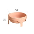 thumbnail image 5 of Raised Cat Food Bowl Neck Protection Anti-Vomiting Elevated Dog Bowls with Stand Single Dish for Small Medium Dogs, 5 of 14