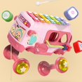 thumbnail image 2 of Autobus Scolaire Jouet pour Adolescent Piano Autobus Jouets Instrument de Musique Jouets Éducatifs Red-SinKeeU, 2 of 3