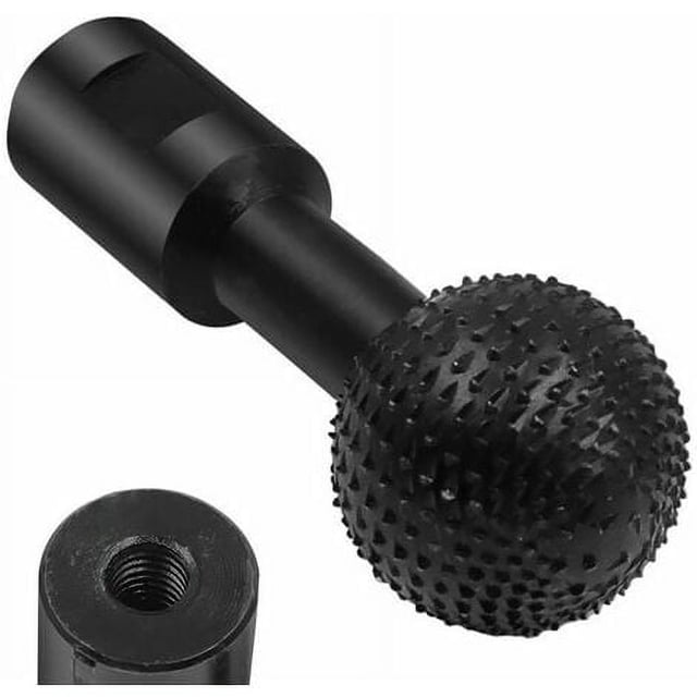 Cabezal de pulido rotatorio de bola de acero al carbono para tallado y pulido de madera, brocas para amoladora angular de 100/115/125 (14 mm)