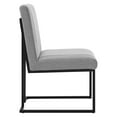 thumbnail image 2 of Modway Indulge Channel Tufted Fabric Dining Chair in Light Gray, 2 of 7