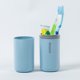 thumbnail image 4 of Vaso para cepillos de dientes de viaje, recipiente para pasta de dientes de paja de trigo, portátil, para viajes, 4 of 8
