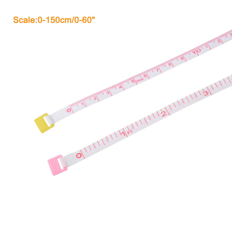 3Pack Premium Tape Measure + 1PCS Measuring Tape (60-Inch) for Body Fabric  Measurement, Retractable Soft Sewing Tape Measures for Cloth Tailor