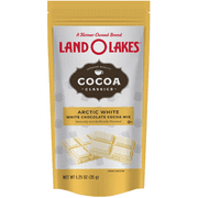 Cocoa Classics Arctic White Cocoa Mix, Hot Chocolate, Made with Nonfat Milk, Just Add Hot Water, Make Hot or Iced Cocoa, Gluten Free, 1, 1.25oz Packet