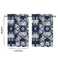 thumbnail image 4 of Garden Floral Curtains - 2 PCS Botanical Print, Spring & Summer Aesthetic, Rod Pocket Design, 4 of 4