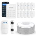 thumbnail image 1 of Sistema de alarma de seguridad para el hogar Tolviviov, kit de 15 piezas, WiFi, 1 of 8