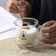 thumbnail image 5 of Hermosa decoración para el hogar, regalo perfecto para todas las ocasiones, diseño duradero de vidrio de doble pared con aislamiento al vacío de doble capa, tazas multifuncionales para sus bebidas, 5 of 5