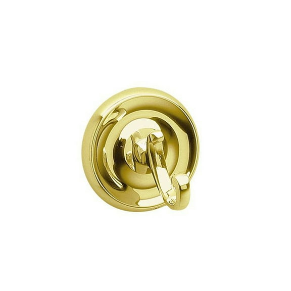 Villa Towel Hook Polished Brass