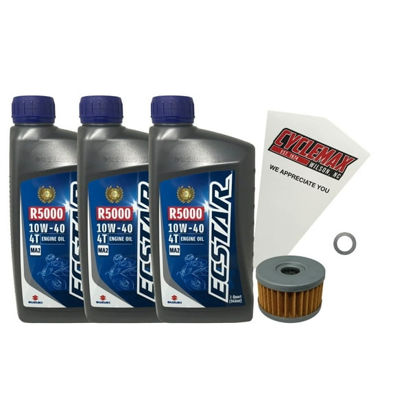 Cyclemax Genuine OEM Standard Oil Change Kit fits 1996-2022 Suzuki DR-650