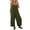 14# Army Green, variant on Sleeveless Jumpsuits Womens Loose Adjustable Spaghetti Strap Stretchy Long Pant Romper Jumpsuit with Pockets Green S