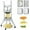 Silver, variant on Garvee Commercial Vegetable Fruit Chopper, Heavy Duty French Fry Cutter with 4 Stainless Steel Blades for Restaurants & Kitchen