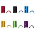 thumbnail image 3 of relayinert Lot de 2 Réducteurs de Tige de Guidon en Alliage d'Aluminium Embout de Tube de Broche Pièces Extérieures Portables Bleu, 3 of 6