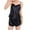 Black, variant on Besolor Womens Silk Satin Cami Pajamas Sleepwear Casual Spaghetti Strap Camisole and Shorts Sets Nightwear Pjs