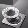 thumbnail image 2 of Rbaofujie Sink Colander Stainless Steel Filter Screen Bathroom Hair Garbage Sewer Sink Filter Screen Non Clogged Cover Plug Kitchen Cleaning Supplies Silver, 2 of 3