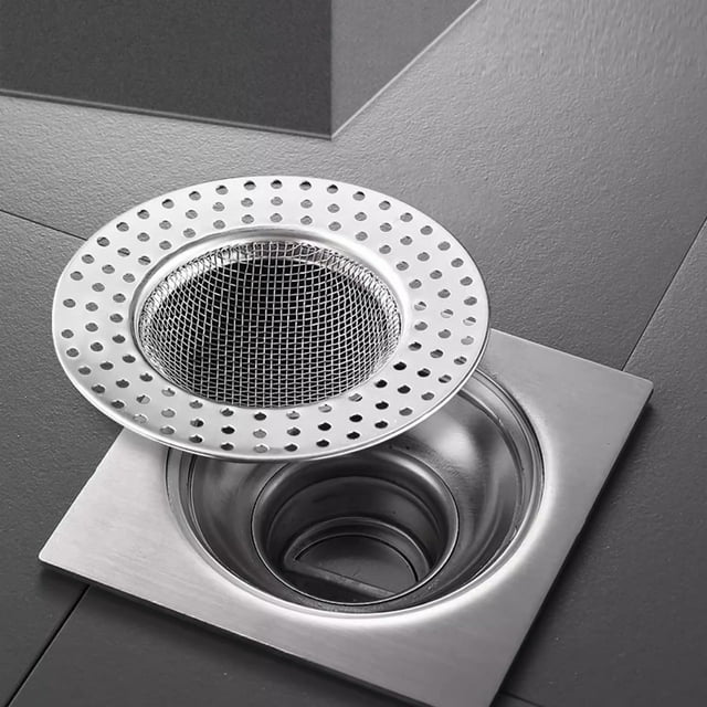Up to 70% Off! Gspmoly Stainless Steel Filter Screen Bathroom Hair Garbage Sewer Sink Filter Screen Non Clogged Cover Plug up to 70% Off
