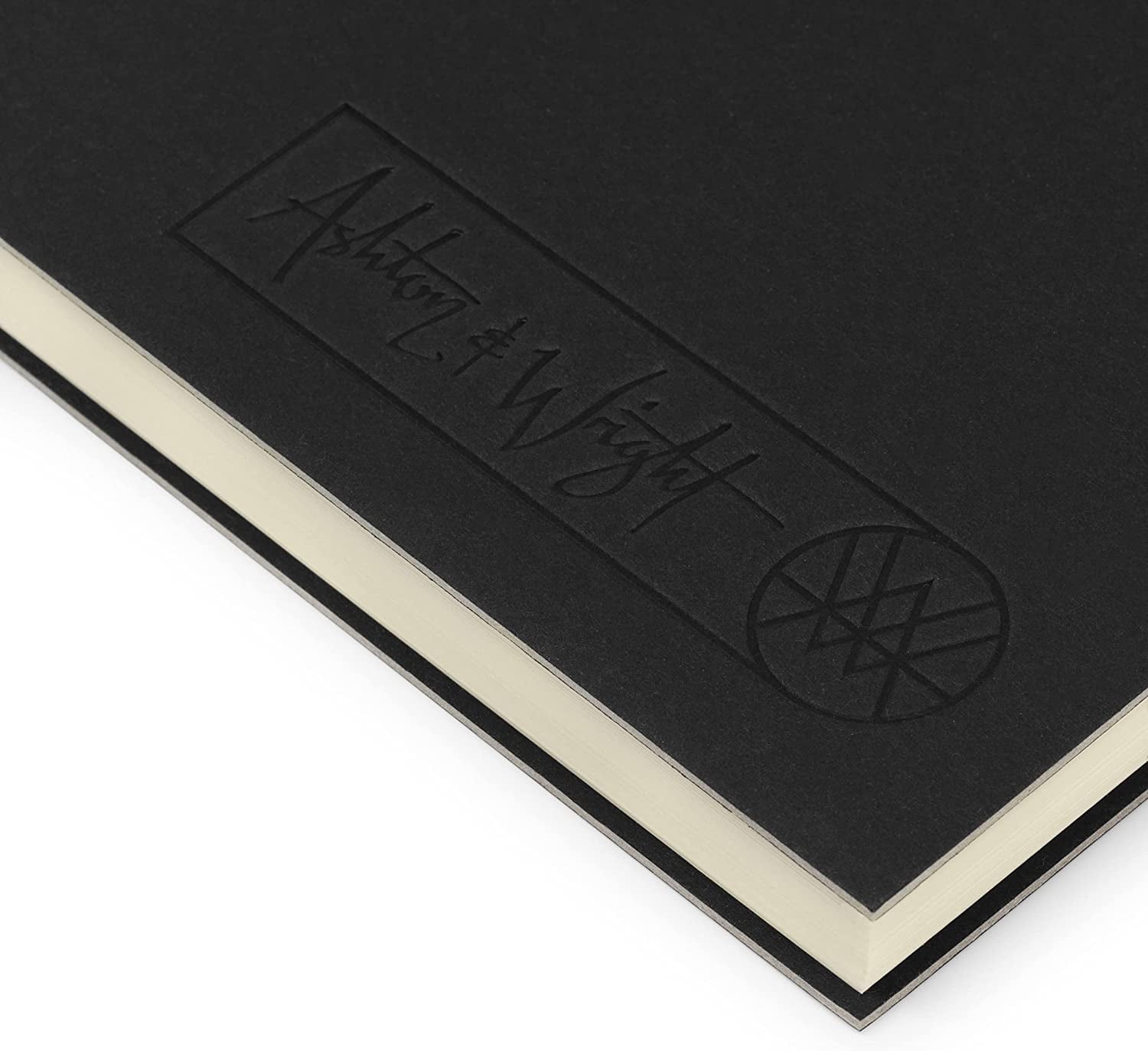 Ashton and Wright - A4 8.3" x 11.7" Classic Ivory Hardback Spiral Bound Sketchbook - 160gsm Paper - 60 Sheets