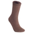 thumbnail image 4 of Lian LifeStyle Men's 3 Pairs Knitted Wool Crew Socks FS03 One Size 6-10 3P3C-03(Dark Grey, Grey, Coffee), 4 of 4