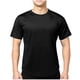 thumbnail image 2 of pstuiky camisetas de hombre, Camisa informal de manga corta con botones y cuello redondo para hombre, color liso ropa de hombre m, 2 of 8