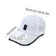 thumbnail image 3 of Sombrero parasol con ventilador recargable por USB, malla de poliéster, duradero, transpirable, deportivo o informal., 3 of 6