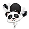 7 pc Cute & Cuddly Panda Bear Balloon Bouquet Party Decoration Jungle Birthday