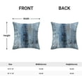 thumbnail image 4 of Navy Blue Grey Pillow Covers 18x18 Set of 2, Gray White Modern Abstract Art Painting Throw Pillows for Couch, Blue Throw Pillowcase Square Cushion Cover Gift for Couch Sofa Bed, 4 of 6