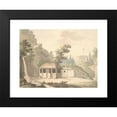 thumbnail image 2 of Søren L. Lange 24x18 Black Modern Framed Museum Art Print Titled - Liselund (1796), 2 of 5