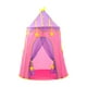 thumbnail image 1 of Tienda de campaña plegable para niños, casa de juegos para fiestas de cumpleaños, patios traseros rosa, 1 of 9