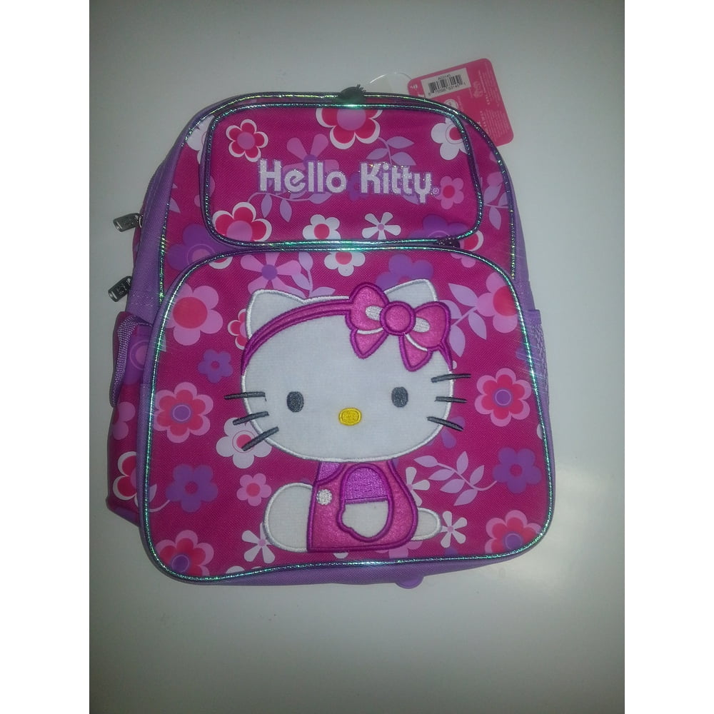 Hello Kitty Small Backpack Sanrio Flower Shop 12 School Bag New