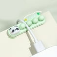 thumbnail image 4 of KCAHPAN Desktop Silicone Cable Organizers Adhesive Cable Clip With Cute Panda Design Wire Fixer For ClutterFree Environment, 4 of 11
