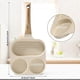thumbnail image 2 of 3 Hole Frying Pan, Non-Stick Healthy Granite Egg Pan for Breakfast, Multi Egg Fry Pan, 2 of 5