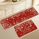 thumbnail image 1 of Juego de Dos Tapetes de Cocina para El Día de San Valentín. Alfombra para El Hogar, Dormitorio, Entrada, Baño., 1 of 6