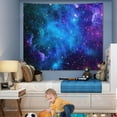 thumbnail image 2 of Gojian Galaxy Tapestry for Bedroom Aesthetic Space Blue Night Starry Sky Stars Universe Tapestry Mysterious Nebula Wall Hanging Backdrop Room Decor for Bedroom Living Room, 2 of 6